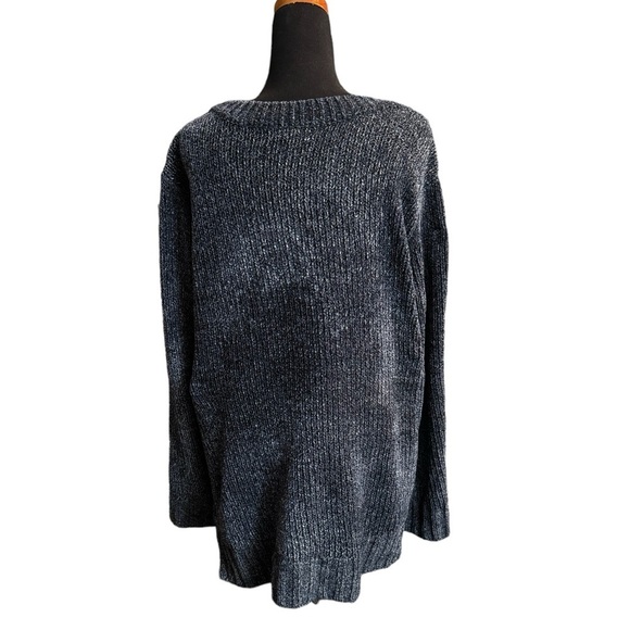 ORVIS Women's Size SM Chenille V-Neck Pullover Sweater Blue Marled Outdoors EUC - Picture 9 of 17